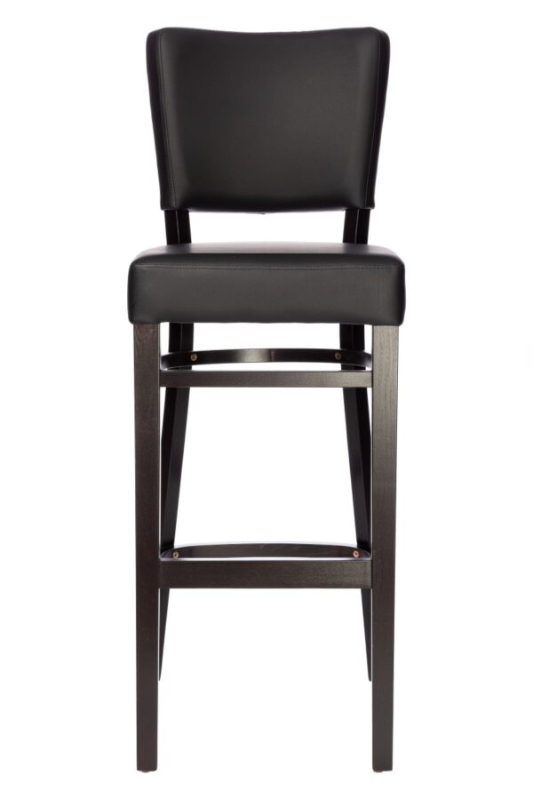 Select, Barstol "Madonna M" i wenge med svart konstläder - Bild 2