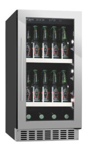 mQuvée Inbyggbar ölkyl - BeerServer 40 cm - Rostfritt stål - 80 liter