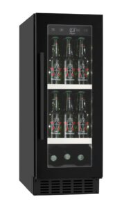 mQuvée Inbyggbar ölkyl - BeerServer 30 cm - Svart - 50 liter
