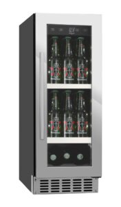 mQuvée Inbyggbar ölkyl - BeerServer 30 cm - Rostfritt stål - 50 liter