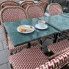 Stol Cannes creme vinröd - Bild 2