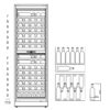 mQuvée Inbyggbar vinkyl - WineCave 187 - Exklusiv Antracit Svart - 115 flaskor - Bild 6