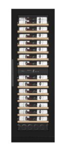mQuvée Inbyggbar vinkyl - WineCave 187 - Label view Antracit Svart - 120 flaskor