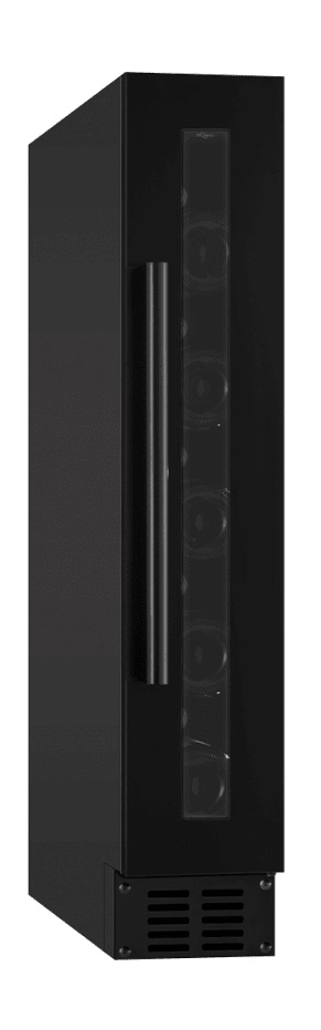 mQuvée Inbyggbar vinkyl - WineCave 700 15S Antracit Svart - 10 flaskor