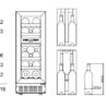 mQuvée Inbyggbar vinkyl - WineCave 700 30D Antracit Svart - 16 flaskor - Bild 10