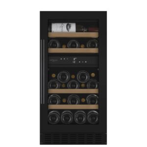 mQuvée Inbyggbar vinkyl - WineCave 700 40D Antracit Svart - 29 flaskor