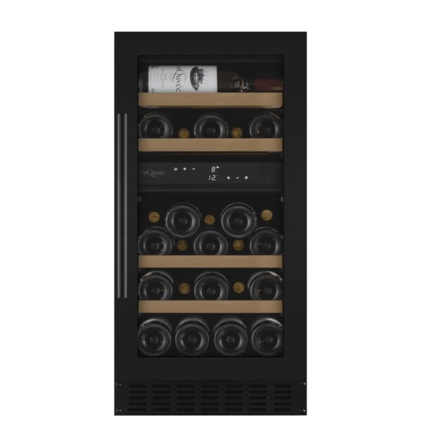mQuvée Inbyggbar vinkyl - WineCave 700 40D Antracit Svart - 29 flaskor