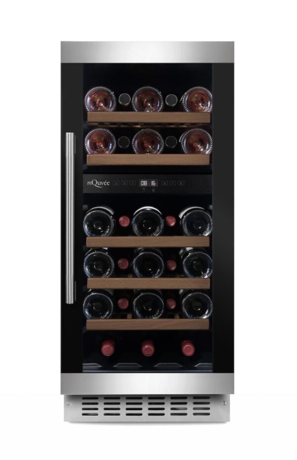mQuvée Inbyggd vinkyl - WineCave 700 40D Modern colour - 28 flaskor