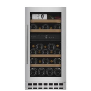 mQuvée Inbyggd vinkyl - WineCave 700 40D Rostfritt stål - 28 flaskor