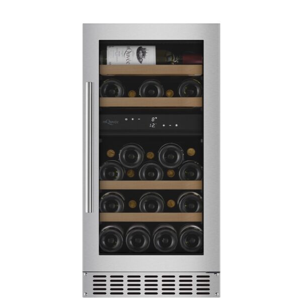 mQuvée Inbyggd vinkyl - WineCave 700 40D Rostfritt stål - 28 flaskor