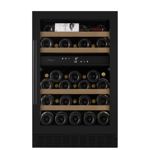 mQuvée Inbyggbar vinkyl - WineCave 700 50D Antracit Svart - 39 flaskor