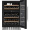 mQuvée Inbyggbar vinkyl - WineCave 700 50D Rostfritt stål - 39 flaskor - Bild 2