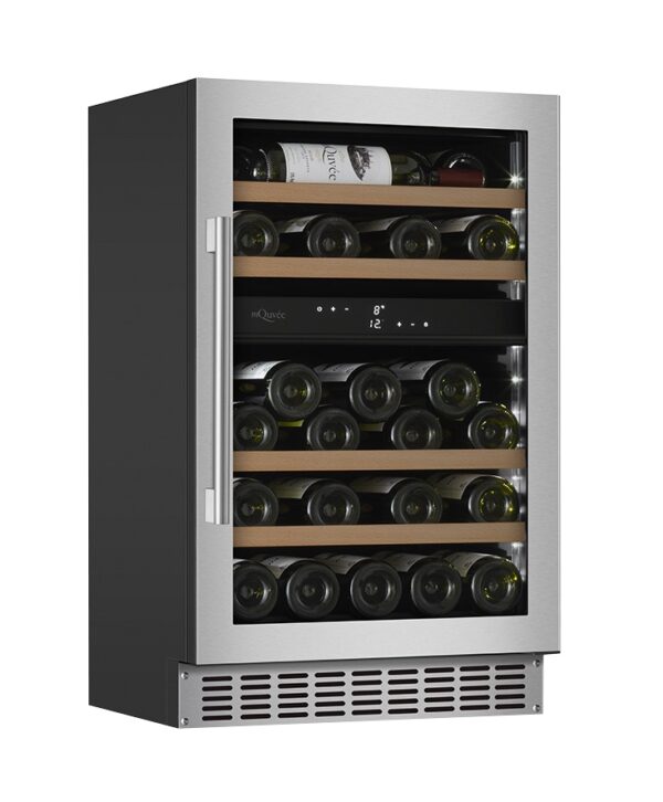 mQuvée Inbyggbar vinkyl - WineCave 700 50D Rostfritt stål - 39 flaskor - Bild 3