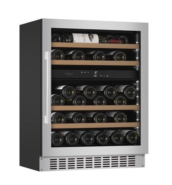 mQuvée Inbyggbar vinkyl - WineCave 700 60D Rostfritt stål - 45 flaskor - Bild 3