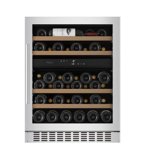 mQuvée Inbyggbar vinkyl - WineCave 700 60D Rostfritt stål - 45 flaskor