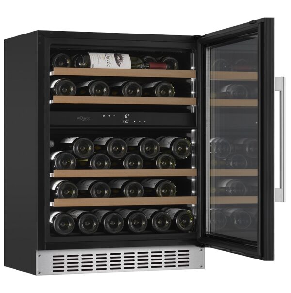 mQuvée Inbyggbar vinkyl - WineCave 700 60D Rostfritt stål - 45 flaskor - Bild 4