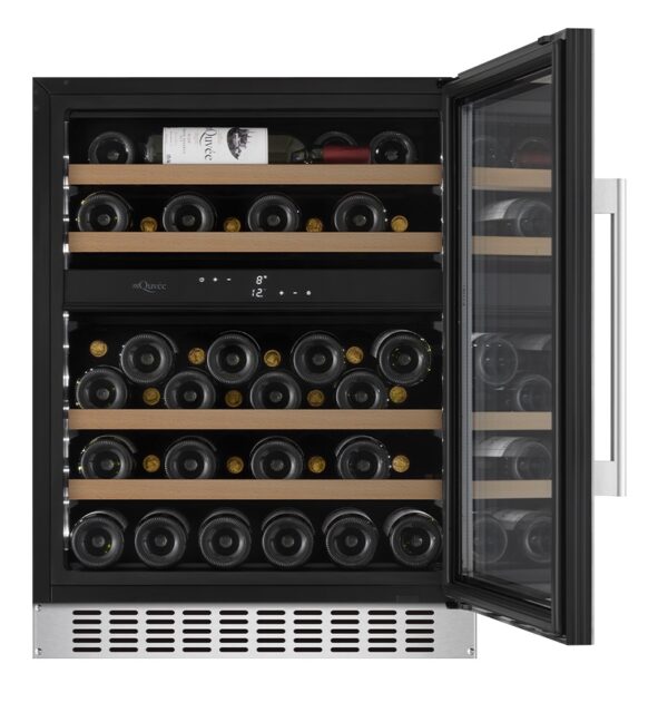 mQuvée Inbyggbar vinkyl - WineCave 700 60D Rostfritt stål - 45 flaskor - Bild 2