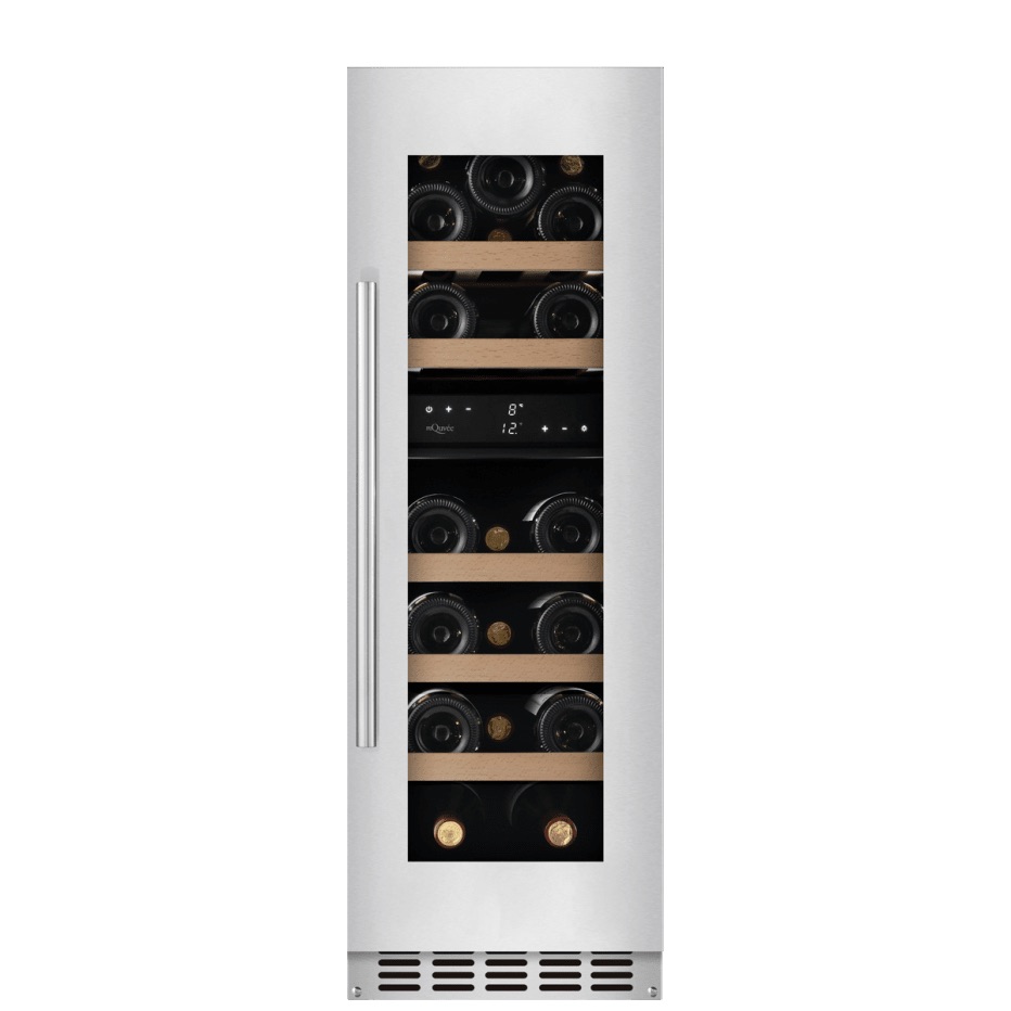 mQuvée Inbyggbar vinkyl - WineCave 780 30D Rostfritt stål - 16 flaskor