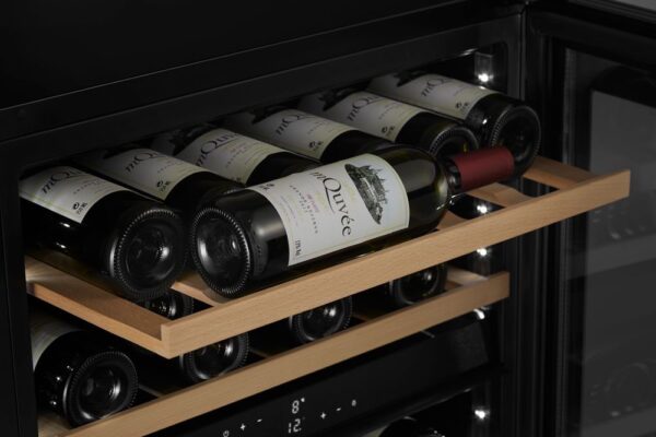 mQuvée Inbyggbar vinkyl - WineCave 780 60D Antracit Svart - 45 flaskor - Bild 5