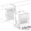 mQuvée Inbyggbar vinkyl - WineCave 780 60D Antracit Svart - 45 flaskor - Bild 8