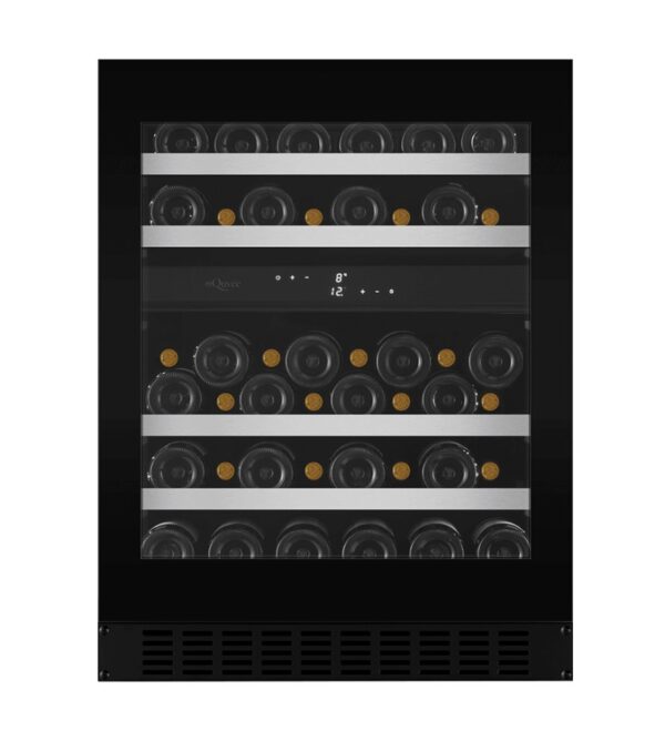 mQuvée Inbyggbar vinkyl - WineCave Exclusive 700 60D - Push-Pull Svart - 45 flaskor