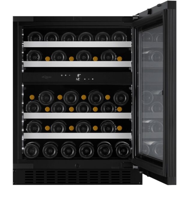 mQuvée Inbyggbar vinkyl - WineCave Exclusive 700 60D - Push-Pull Svart - 45 flaskor - Bild 3