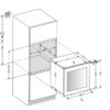 mQuvée Integrerbar - WineKeeper 25D Antracit Svart - 26 flaskor - Bild 4