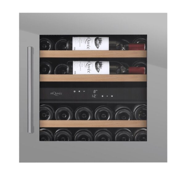 mQuvée Integrerbar vinkyl - WineKeeper 25D Rostfritt stål - 26 flaskor