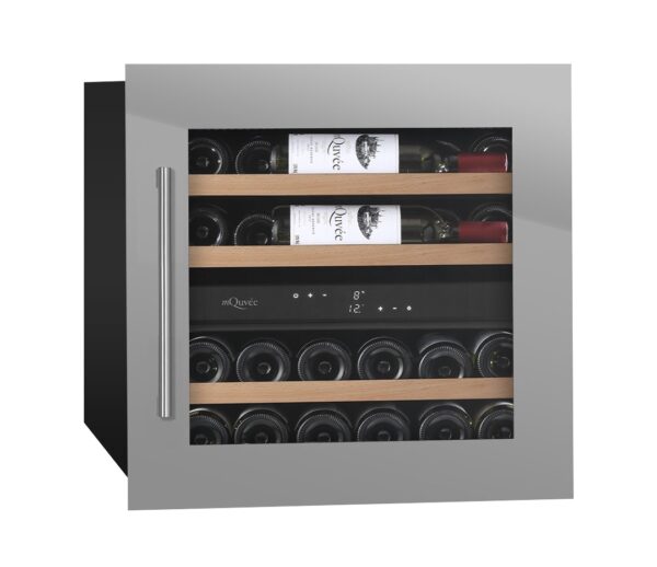 mQuvée Integrerbar vinkyl - WineKeeper 25D Rostfritt stål - 26 flaskor - Bild 2