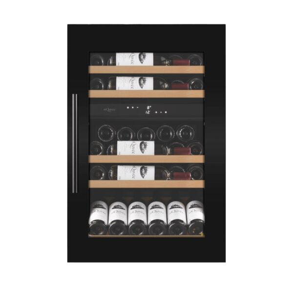 mQuvée Integrerbar vinkyl- WineKeeper 49D Helglasad Svart - 50 flaskor