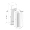 mQuvée Integrerbar vinkyl - WineKeeper 112D - Push-Pull Helglasad Svart - 115 flaskor - Bild 6