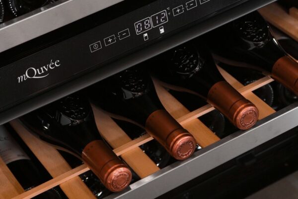 mQuvée Integrerbar vinkyl - WineKeeper 25D - Push-Pull Helglasad Svart - 26 flaskor - Bild 2