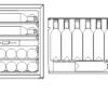 mQuvée Integrerbar vinkyl - WineKeeper 25D - Push-Pull Helglasad Svart - 26 flaskor - Bild 6
