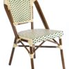 Stol Paris IV creme-grön