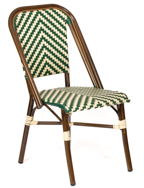 Stol Tropez creme grön