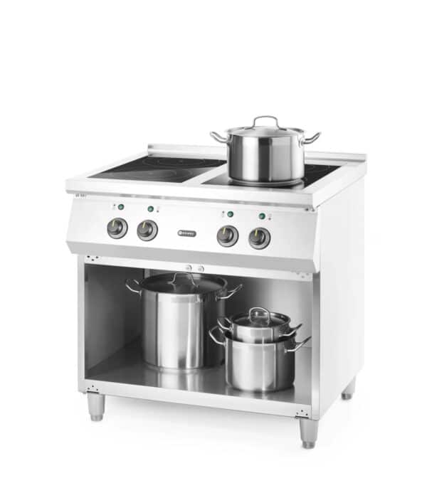 Induktionsspis med 4 zoner, 800 x 720 x (h) 854 mm - Bild 3