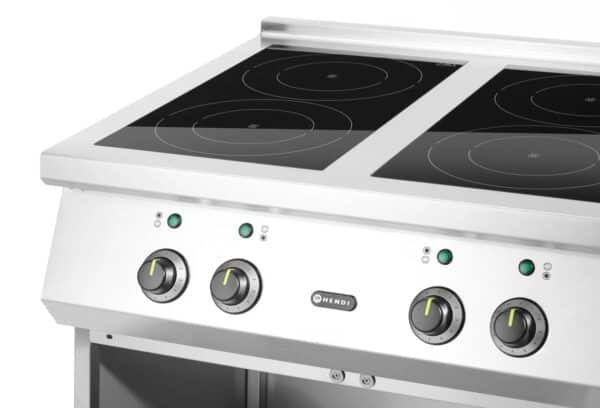 Induktionsspis med 4 zoner, 800 x 720 x (h) 854 mm - Bild 2