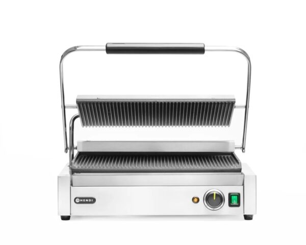 Klämgrill ”Panini XL”, räfflad topp och botten, 230V / 2700W, 548 x 464 x (h) 231mm - Bild 4