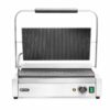 Klämgrill ”Panini XL”, räfflad topp och botten, 230V / 2700W, 548 x 464 x (h) 231mm