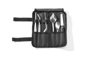 Chef Plating Set - 6 delar - satinfinish, 255 x 25 x (h) 100mm