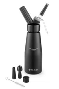 Gräddsifon "Kitchen line" Svart, 0.5l, Ø80 x (h) 260mm
