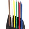 Set med 6 Skärbrädor HACCP med Ställ, 450 x 300 x (h) 10 mm - Bild 2