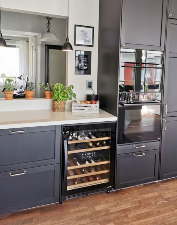 Inbyggbar vinkyl - Scandinavian Collection 40 Fullglass Black - Bild 4