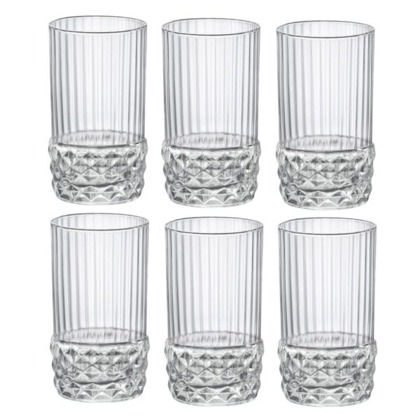 Shotglas, America '20s, 8 cl, 6-pack