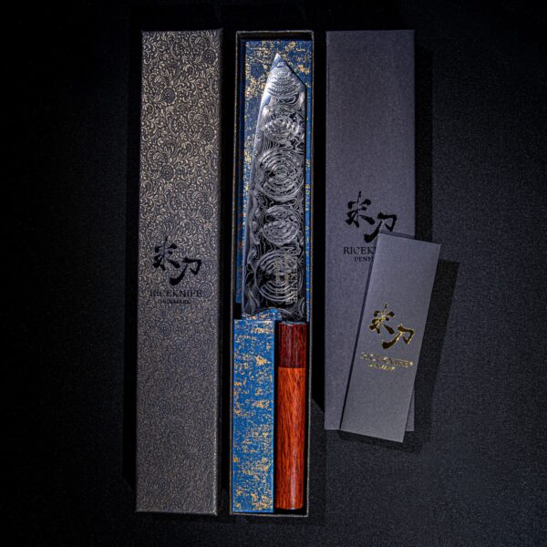 Kockkniv i Damaskusstål – Tigritude II. Limited Edition - Bild 4
