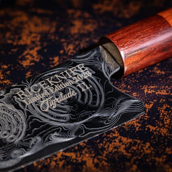 Kockkniv i Damaskusstål – Tigritude II. Limited Edition - Bild 6