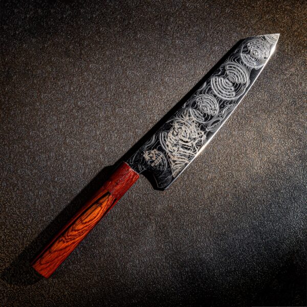 Kockkniv i Damaskusstål – Tigritude II. Limited Edition - Bild 7