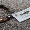Slaktarkniv/Klyvkniv i Damaskusstål – Be a Shark I. Limited Edition - Bild 3