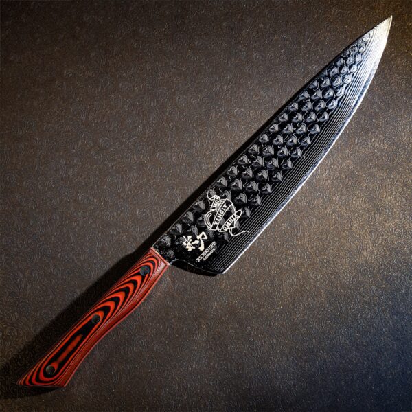 Kockkniv/Kökskniv i Damaskusstål – Amor I. Limited Edition - Bild 7