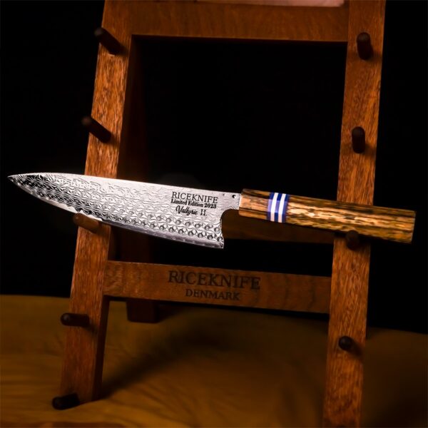 Kockkniv i Damaskusstål – Valkyrie II. Limited Edition - Bild 10